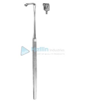 Trachea Retractors Blunt 4 Prongs 16cm/6¼" Flexible