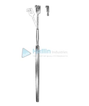 Wound Retractors Sharp 2 Prongs 16cm/6¼" Flexible