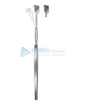 Wound Retractors Sharp 3 Prongs 16cm/6¼" Flexible