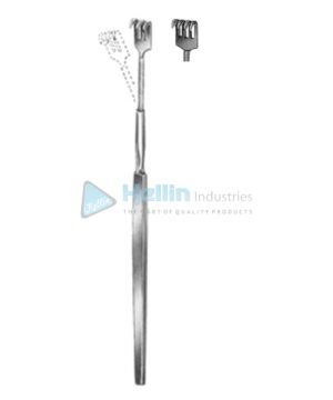Wound Retractors Sharp 4 Prongs 16cm/6¼" Flexible