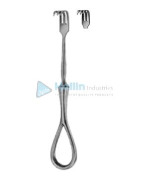 Volkmann Trachea Retractors Sharp 3 Prongs 11cm/4½"