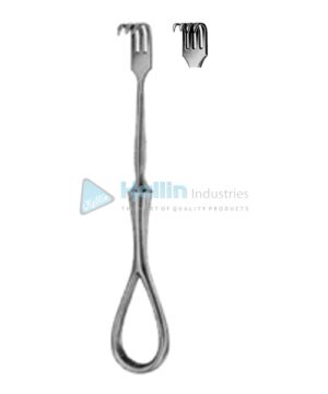 Volkmann Trachea Retractors Sharp 4 Prongs 11cm/4½"