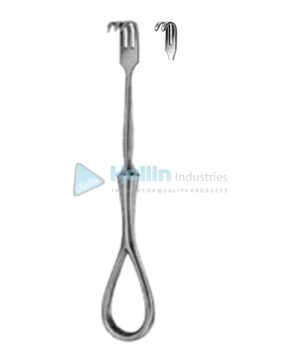 Volkmann Trachea Retractors Blunt 2 Prongs 11cm/4½"