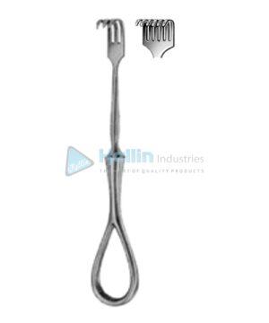 Volkmann Trachea Retractors Blunt 6 Prongs 11cm/4½"