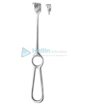 Volkmann Retractors Blunt 3 Prongs 9x13 22cm/8¾"