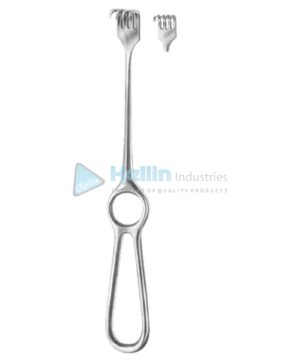 Volkmann Retractors Blunt 4 Prongs 9x19 22cm/8¾"