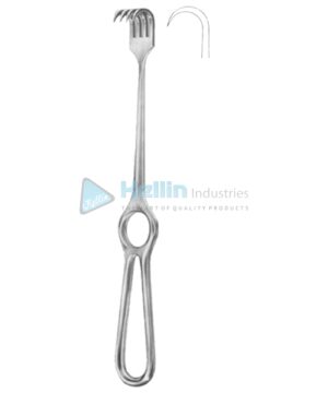 Kocher Retractors Sharp 1 Prong 21.5cm/8½"