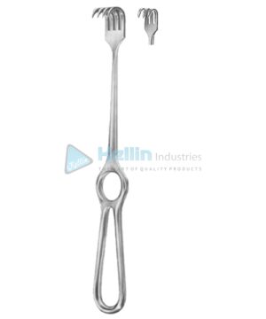 Kocher Retractors Sharp 3 Prongs 15x15mm 21.5cm/8½"