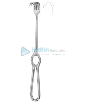 Kocher Retractors Blunt 1 Prong 21.5cm/8½"