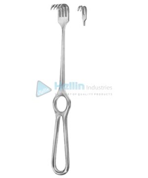 Kocher Retractors Blunt 2 Prongs 15x10mm 21.5cm/8½"