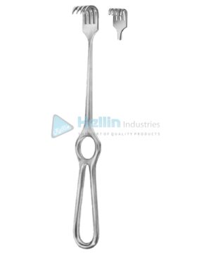 Kocher Retractors Blunt 4 Prongs 15x20mm 21.5cm/8½"