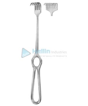Kocher Retractors Blunt 8 Prongs 15x40mm 21.5cm/8½"