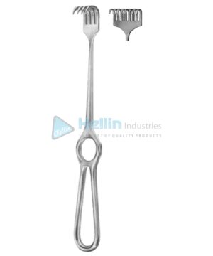 Kocher Retractors Semi-Sharp 8 Prongs 15x40mm 21.5cm/8½"
