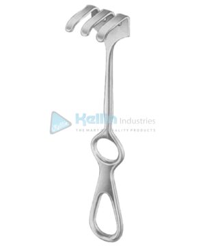 Ollier Retractors 3 Prongs 36x30mm 19.5cm/7¾"