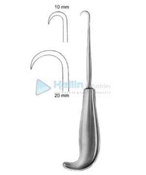 Retractors for Maxillofacial Surgery 20mm 19cm/7½"
