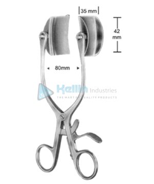 Baby-Collin Abdominal Retractors Complete with Lateral Blades
