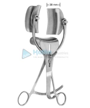 Collin Abdominal Retractors Complete 20cm/8" Complete with Lateral and Central Blades