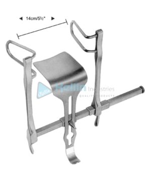 Gosset Abdominal Retractors 14cm/5½" Opening Complete with Central Blade