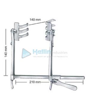 Scoville-Richter Retractors 14cm/5½" Opening I Pair of Blade 17-05944-01