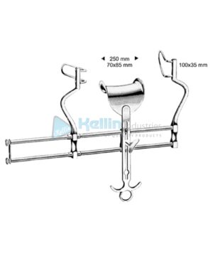Balfour Abdominal Retractors 250mm Opening Complete