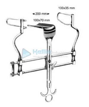 Balfour Abdominal Retractors 200mm Opening Complete
