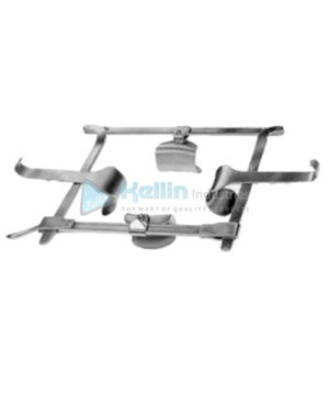 Franz Abdominal Retractors Complete with 4 Valves