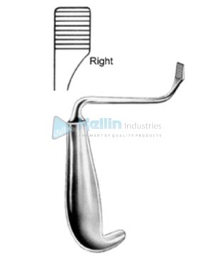 Tessier Retractors for Maxillofacial Surgery 15cm/6" Right