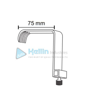 Deep Short blade 75 x 25mm Wide