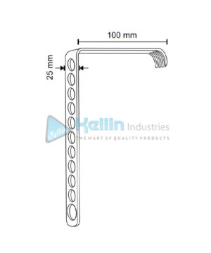 X-Deep Long blade 100 x 25mm wide