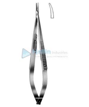 Castroviejo Micro Needle Holders Curved 18cm/7" With Ratchet