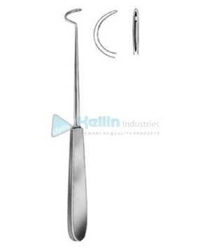 Deschamps Ligature Needles Blunt 20cm/8" Left