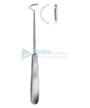 Deschamps Ligature Needles Blunt 21cm/8¼" Left