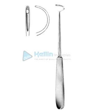 Deschamps Ligature Needles Blunt 21cm/8¼" Right