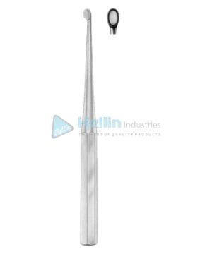 Bruns Bone Curettes 23cm/9" Fig # 3 A