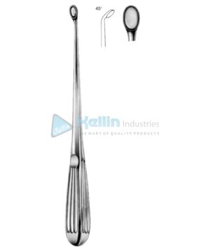 Bruns Bone Curettes 23cm/9" Fig # 5 C