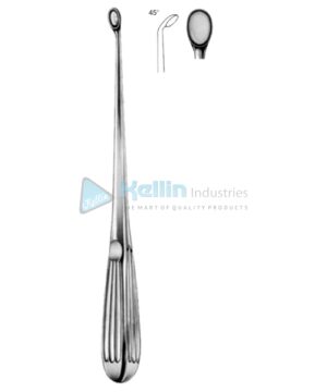 Bruns Bone Curettes 23cm/9" Fig # 6 C