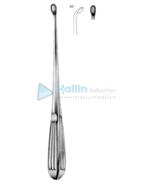 Bruns Bone Curettes 23cm/9" Fig # 0 C