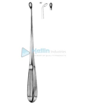 Bruns Bone Curettes 23cm/9" Fig # 00 C