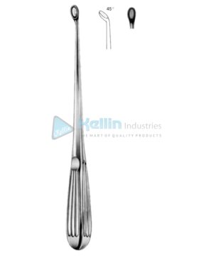 Bruns Bone Curettes 23cm/9" Fig # 1 D