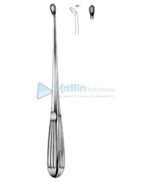 Bruns Bone Curettes 23cm/9" Fig # 0 D