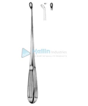 Bruns Bone Curettes 23cm/9" Fig # 00 D