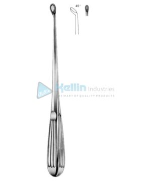 Bruns Bone Curettes 23cm/9" Fig # 000 D