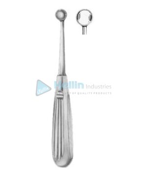 Bruns Bone Curettes 17cm/6¾" Fig # 5