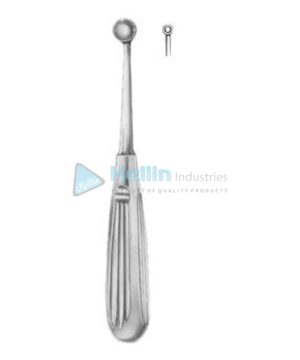 Bruns Bone Curettes 17cm/6¾" Fig # 0