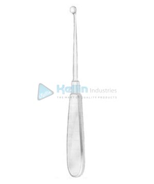 Swedish Pattern Bone Curettes, 2mm, 17cm/6¾"