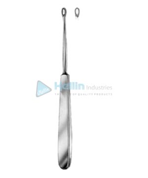 Williger Bone Curettes 17.5cm/7" Fig # 0 Straight Oval