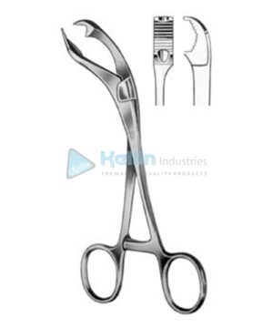 Verbrugge Bone Holding Forceps CJ 17.5cm/7"