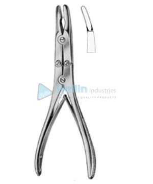 Bohler Bone Rongeur Forceps Curved M/Action 15cm/6"