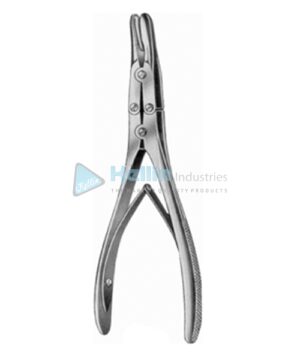 Ruskin Bone Rongeur Forceps Curved M/Action 18cm/7"