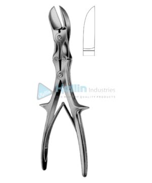 Stille-Liston Bone Cutting Forceps Curved M/Action 27cm/10½"